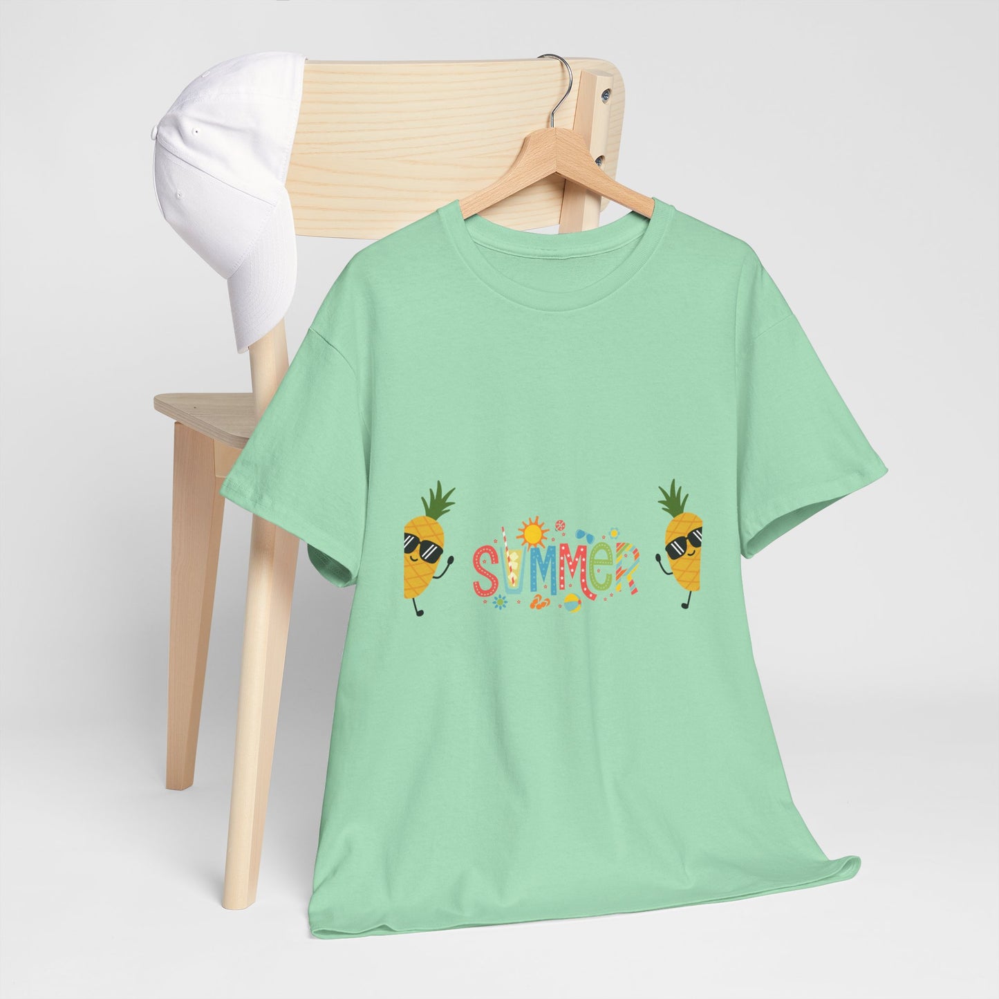 Summer Pineapple Heavy Cotton Tee