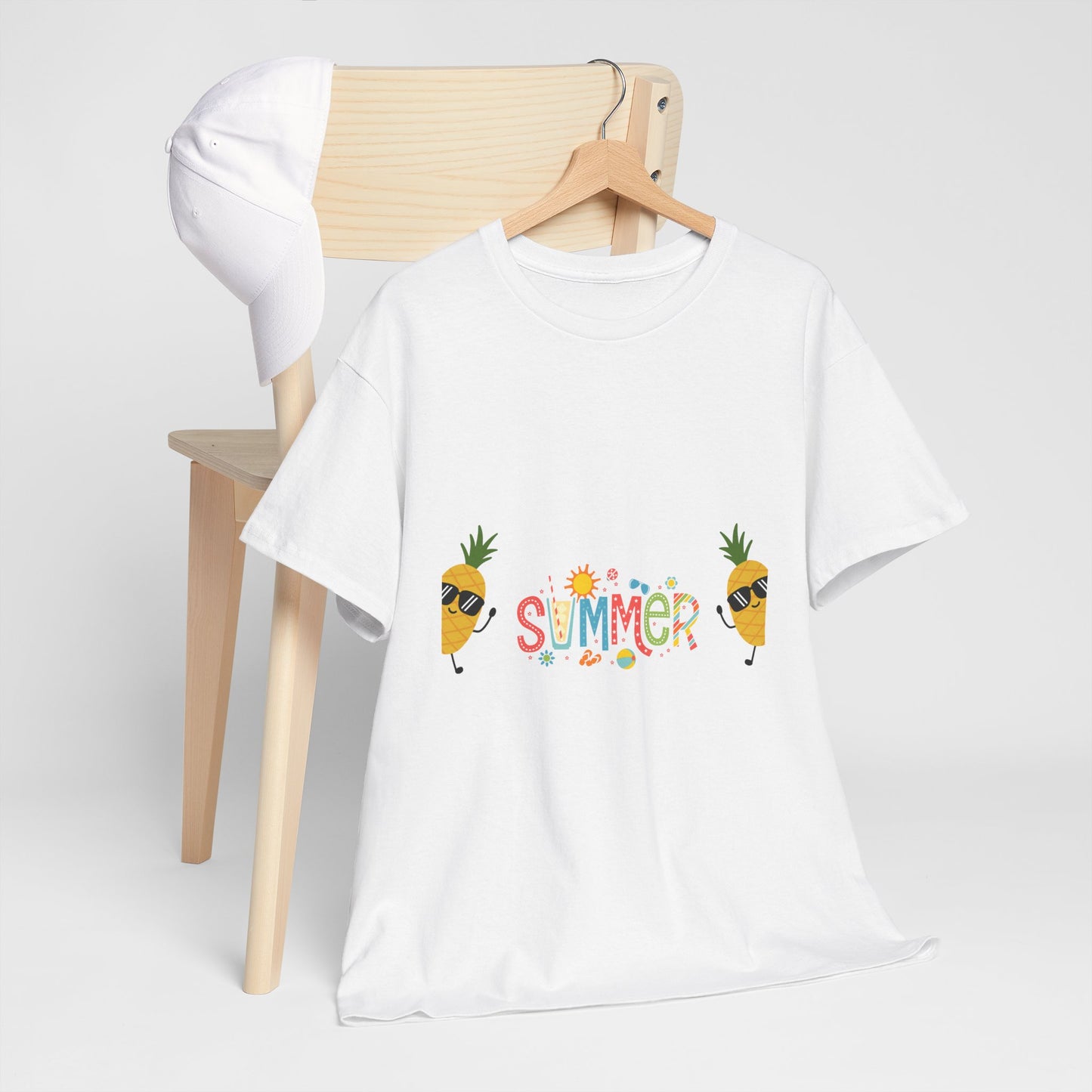 Summer Pineapple Heavy Cotton Tee