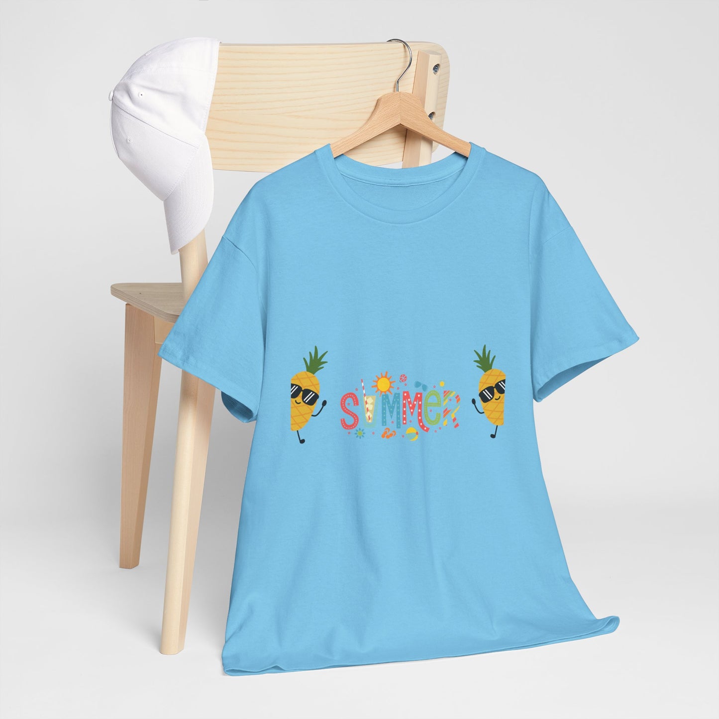 Summer Pineapple Heavy Cotton Tee