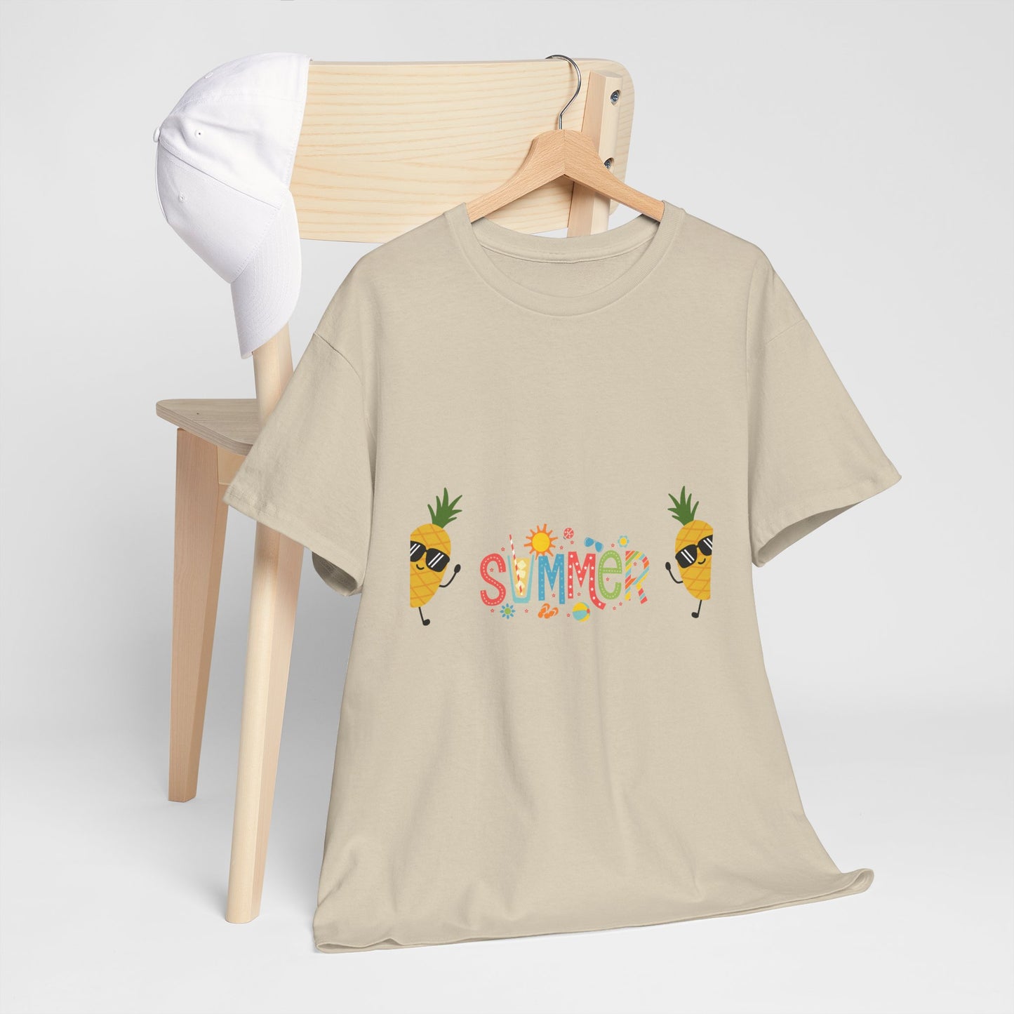 Summer Pineapple Heavy Cotton Tee