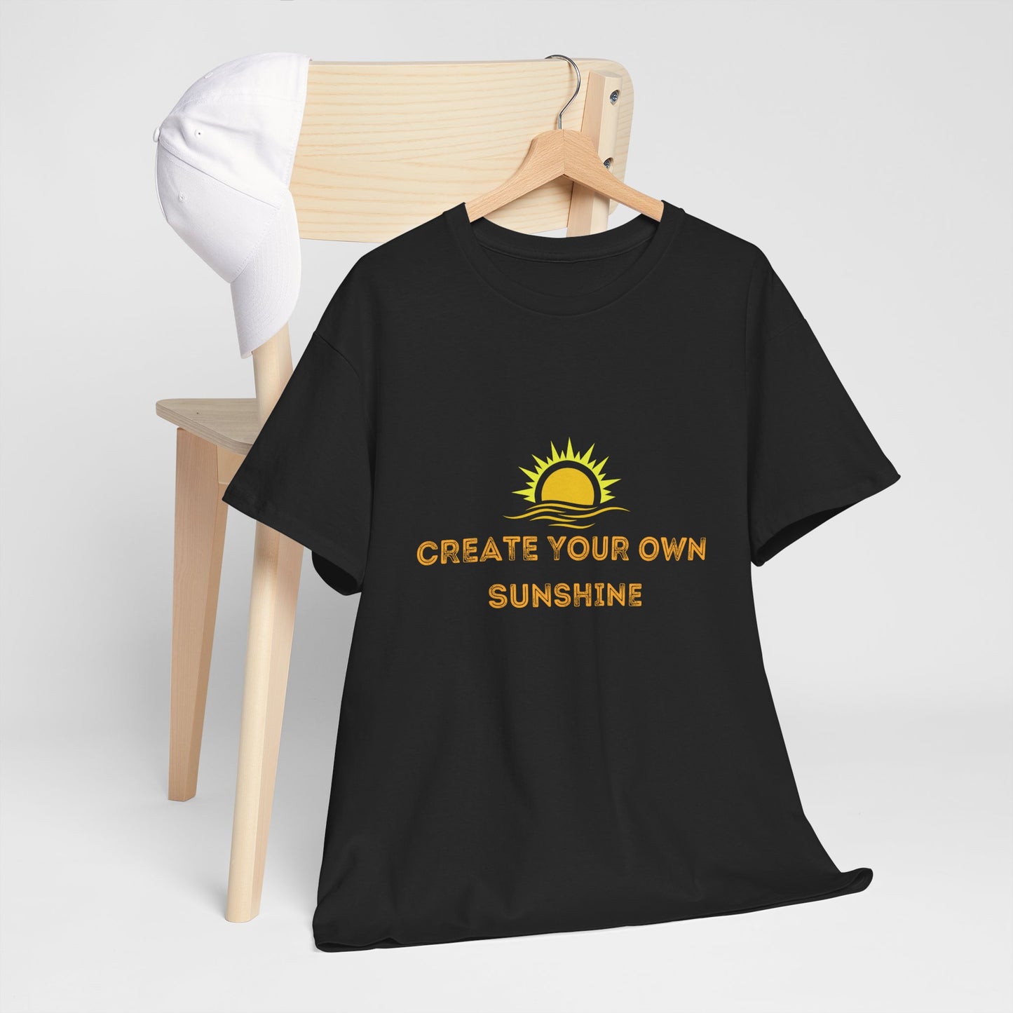 Create Your Own Sunshine Unisex Heavy Cotton Tee - Positive Vibes Shirt