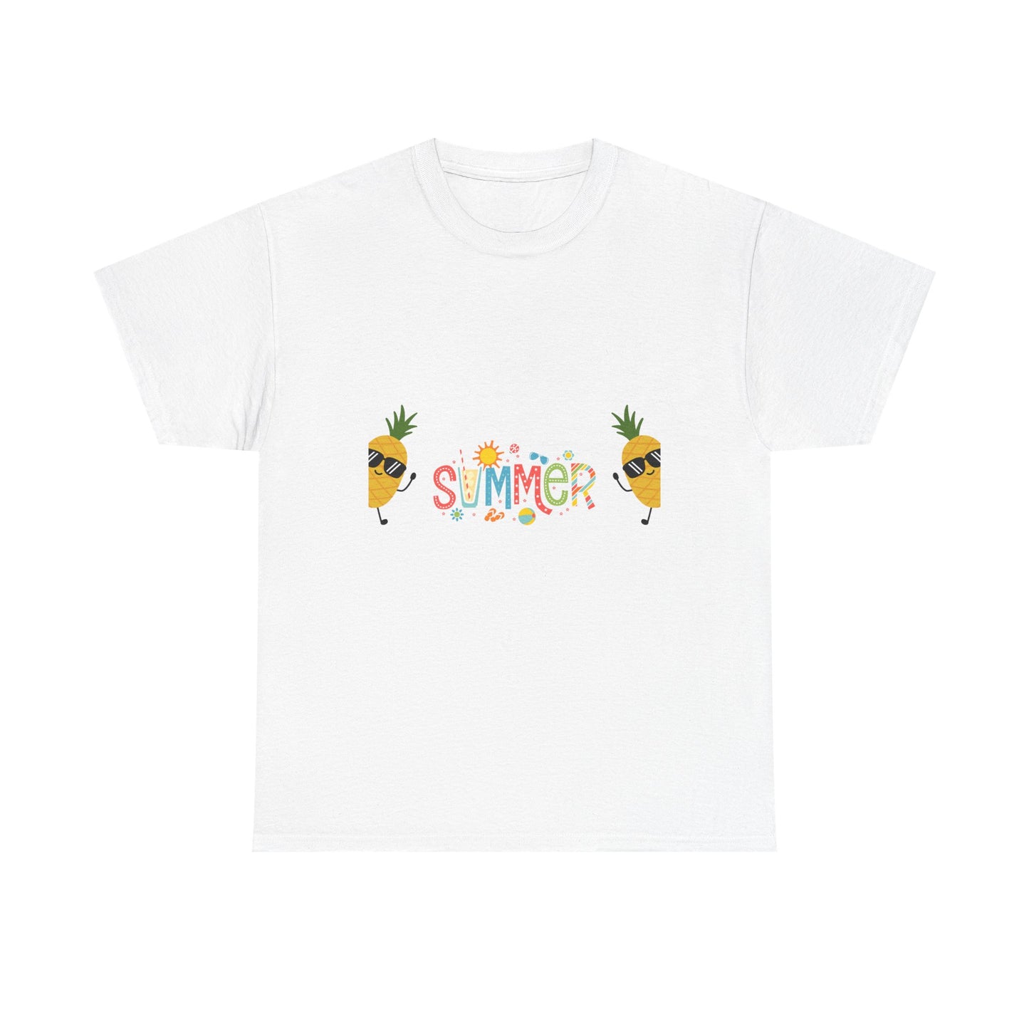 Summer Pineapple Heavy Cotton Tee