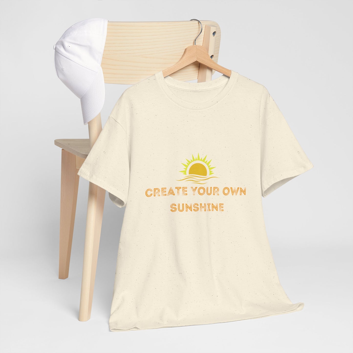 Create Your Own Sunshine Unisex Heavy Cotton Tee - Positive Vibes Shirt